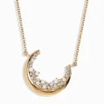 Moonstone White Zircon Necklace