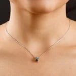 Labradorite & Black Obsidian - Toi Et Moi Necklace - Image 2