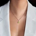 Peridot Necklace Sway - August Birthstone - Image 2