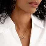 Diamond Star Charm 14k Gold - Image 2