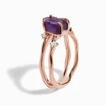 Raw Crystal Ring - Flow Amethyst - Image 5