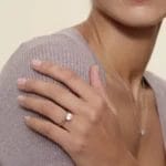Moissanite six-prong Ring for woman in 925 silver - Image 4
