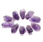 Raw Amethyst pendant