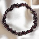 January raw natural Garnet Bracelet - Image 2