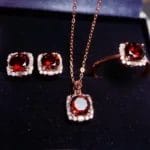 Nautral Garnet Jewelry gift Set - Image 6