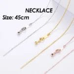 12 colors Birthstone round pendant necklace/bracelet/anklet - Image 5