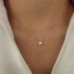 12 colors Birthstone round pendant necklace/bracelet/anklet - Image 2