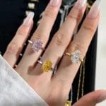 Top quality 8A CZ colorful diamond shinny ring - Image 4