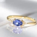 Natrual blue Tanzanite Ring - Image 3