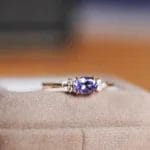 Natrual blue Tanzanite Ring - Image 4