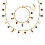 colorful zircon dopamine jewelry Set - Image 4