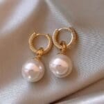 Swarovski Big Pearl earring for women - Image 5
