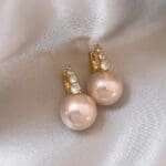 Swarovski Big Pearl earring for women - Image 4