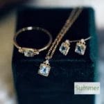 natural aquamarine Jewelry set - Image 4