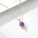 natural amethyst necklace