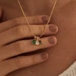 Colorful birthstone waterdrop pandent - Image 3