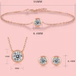 Top quality Bubble Moissanite stud earring - Image 6