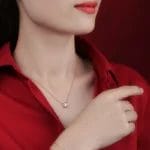 Bubble Moissanite necklace - Image 2