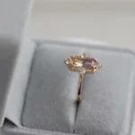 Natural citrine ring