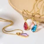 swarovski birthstone necklace