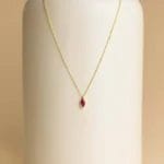 Horse-eye birthstone zircon DIY necklace - Image 6