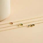 Horse-eye birthstone zircon DIY necklace - Image 5