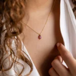 Horse-eye birthstone zircon DIY necklace - Image 2