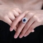Lab-Grown Ruby/Emerald/Sapphire Cocktail ring - Image 2