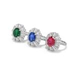 lab-grown gemstone ring