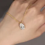 High Quality Moissanite waterdrop necklace - Image 3