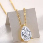 High Quality Moissanite waterdrop necklace - Image 6