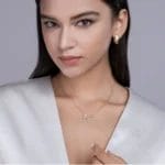 Two stone moissanite necklace - Image 2