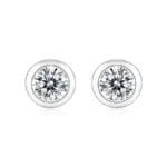 Top quality Bubble Moissanite stud earring - Image 3