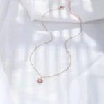 Natural Opal rose sun-flower gold vermeiled 925 silver necklace - Image 6