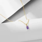 natural amethyst necklace