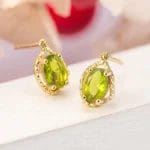 Peridot irregular jewelry set - Image 3