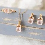 pink jewelry set