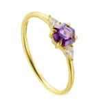 Top quality Purple 5A CZ 925 sterling silver ring - Image 6
