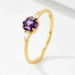 Top quality Purple 5A CZ 925 sterling silver ring - Image 5