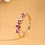 Natural Lavender Amethyst ring - Image 3