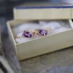 Natural Amethyst WaterDrop ring - Image 3