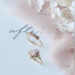 Natural lavender light amethyst rings - Image 4