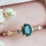 Blue Sapphire color CZ Ring - Image 3
