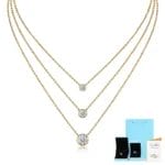 stackable 3 layers moissanite necklace - Image 6
