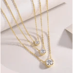 stackable 3 layers necklace