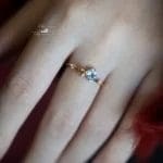 Natural Tanzanite and Citrine ring - Image 5