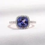 High quality Blue Tanzanite Ring - Image 4