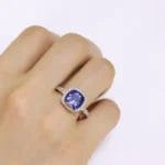 High quality Blue Tanzanite Ring - Image 2