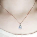 Top quality Sky-blue imitation Topaz necklace - Image 2