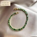 emerald -CZ bracelet